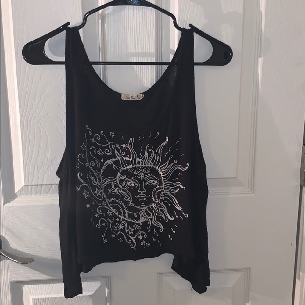 Black crop top